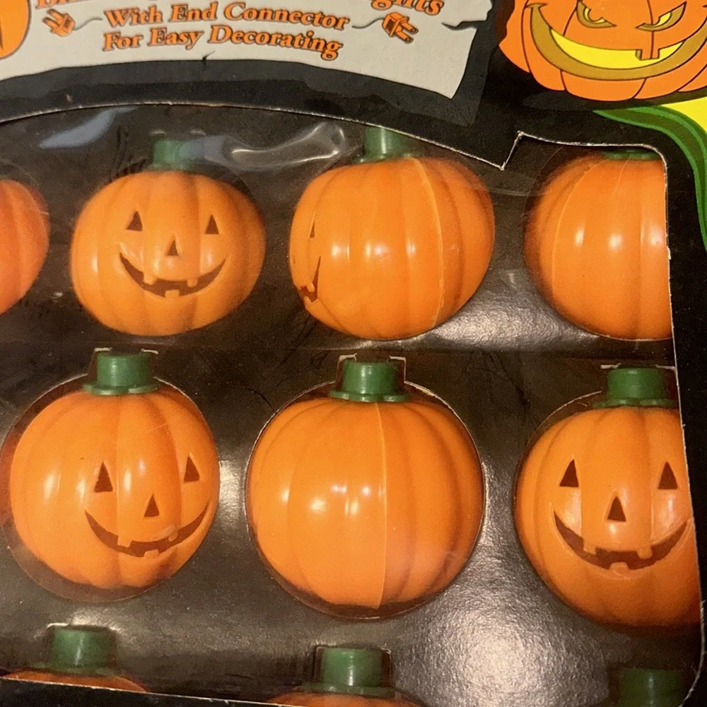 20 Vintage Electrified Terrified Blinking Halloween Lights‎